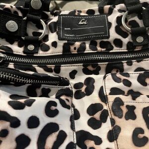 Koi Accessories Women's Cheetah Print Utility Bag Faux Leopard in GUC